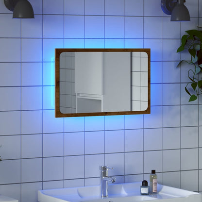 Bathroom Mirror with LED Light - 60x8.5x38 cm