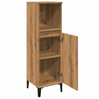 Artisan Oak Bathroom Storage Cabinet