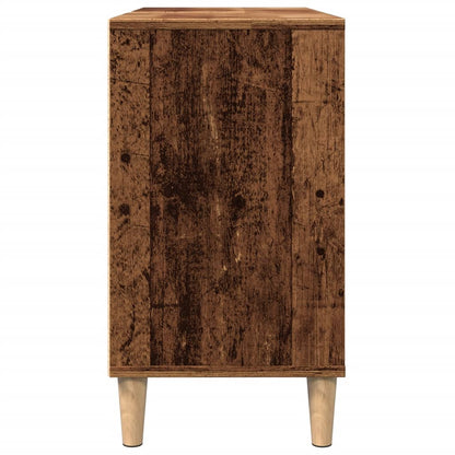 Bathroom Cabinet Old Wood 80x33x60 cm Engineered Wood - Bend