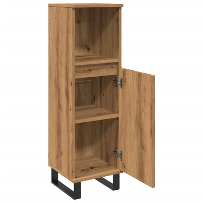 Artisan Oak Bathroom Storage Cabinet