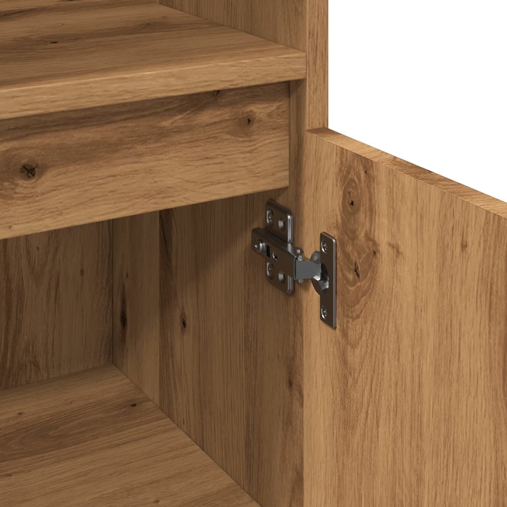 Artisan Oak Bathroom Storage Cabinet