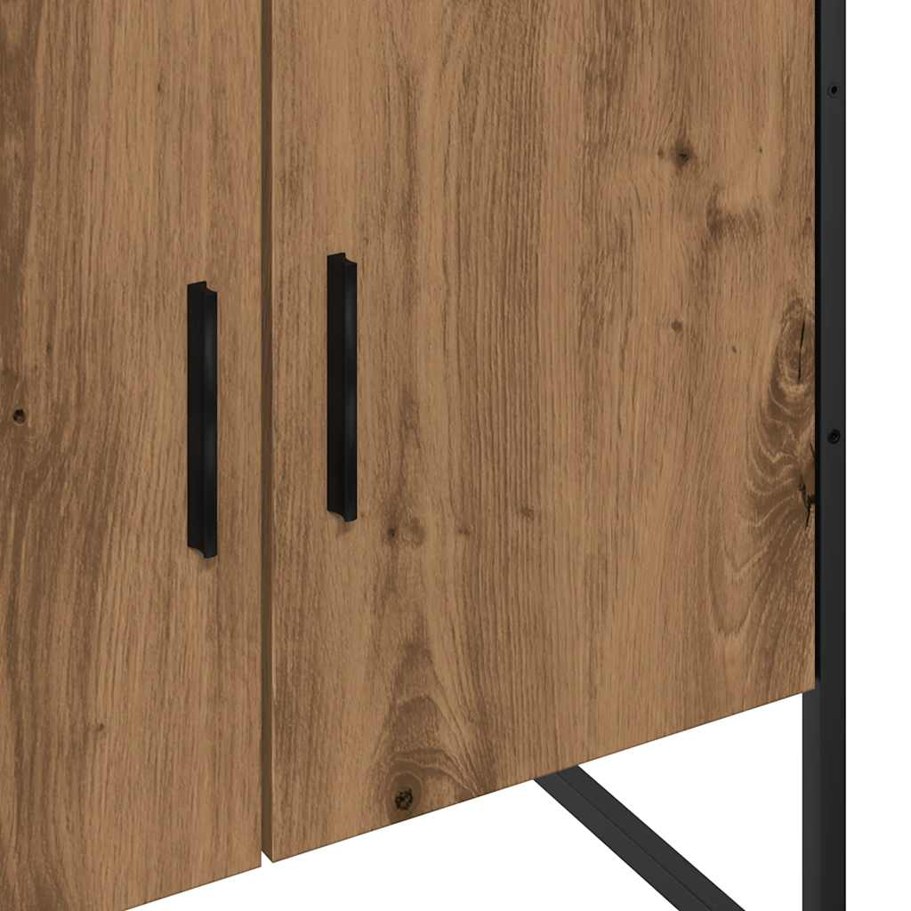 Bathroom Sink Cabinet Artisan Oak 60x33x60 cm Engineered Wood - Bend