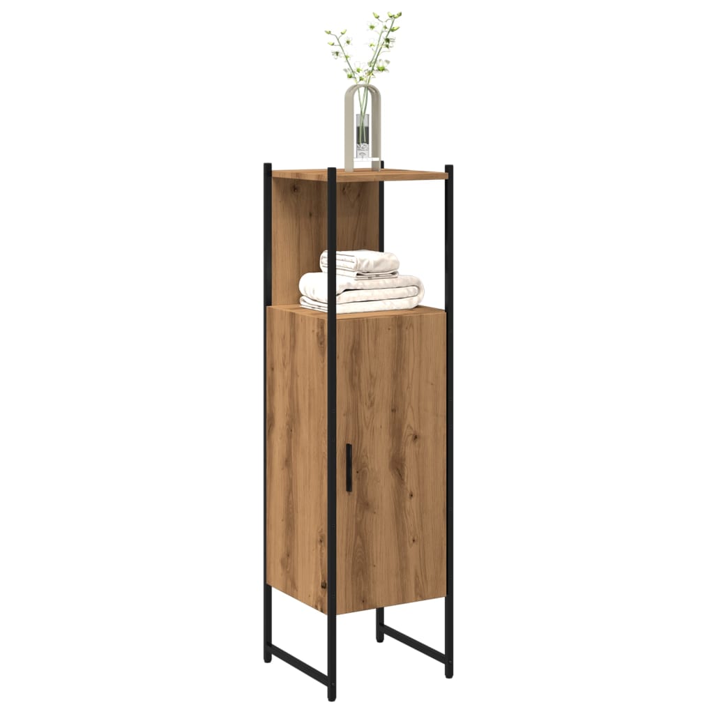 Bathroom Cabinet Artisan Oak 33x33x120.5 cm Engineered Wood - Bend