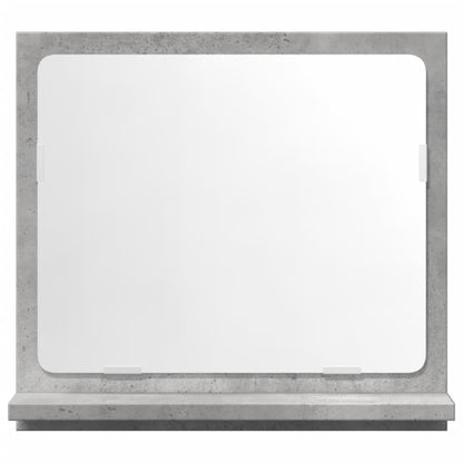 Bathroom Mirror Cabinet Concrete Grey 40x11x37 cm Engineered Wood - Bend