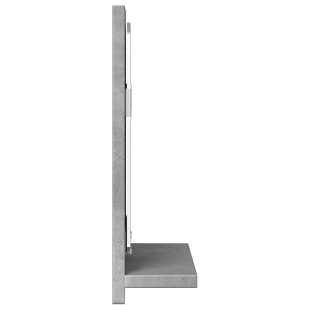 Bathroom Mirror Cabinet Concrete Grey 40x11x37 cm Engineered Wood - Bend