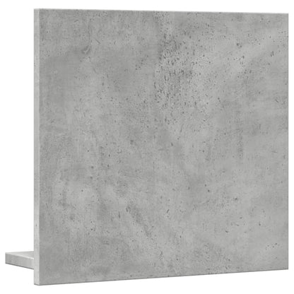 Bathroom Mirror Cabinet Concrete Grey 40x11x37 cm Engineered Wood - Bend