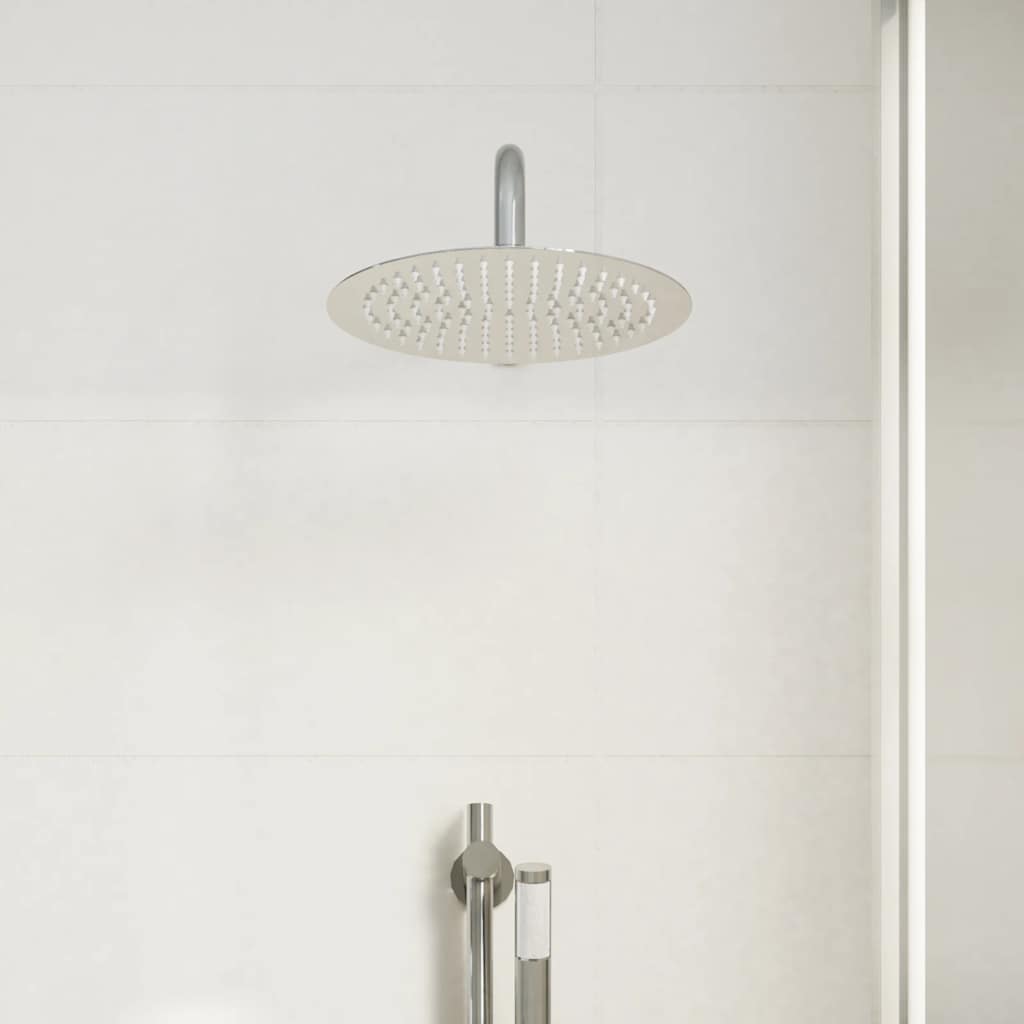 Rain Shower Head Stainless Steel 304 25 cm Round - Bend