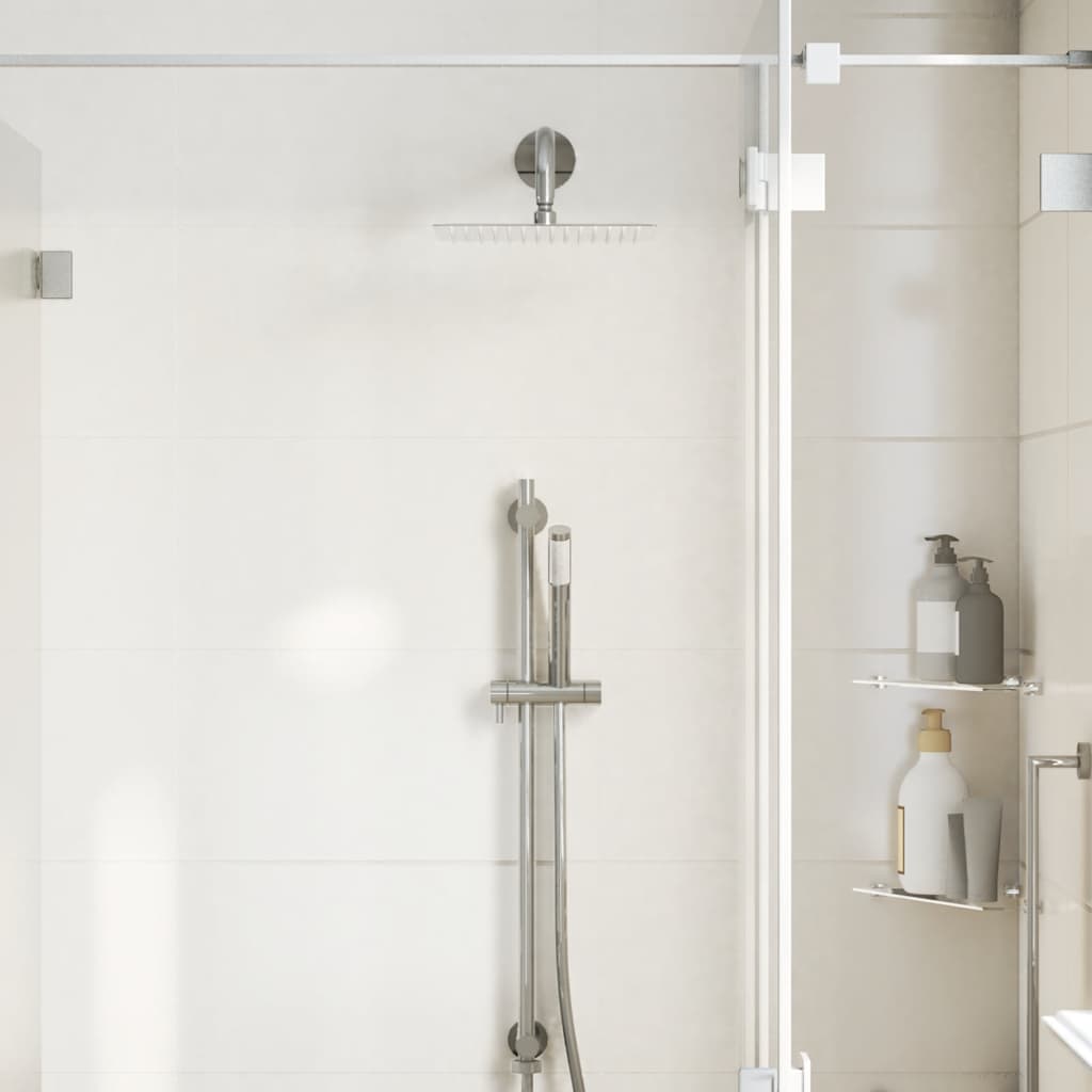 Rain Shower Head Stainless Steel 304 25x25 cm Square - Bend