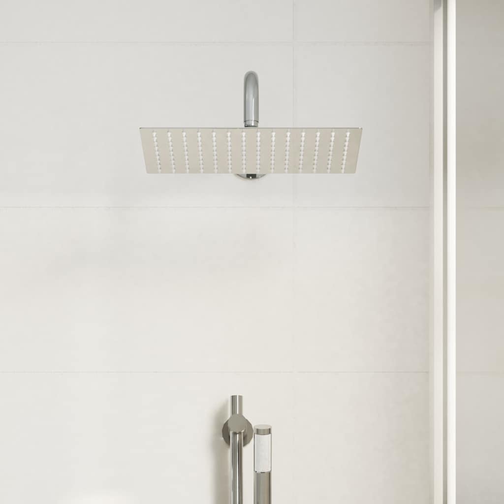 Rain Shower Head Stainless Steel 304 30x20 cm Rectangular - Bend