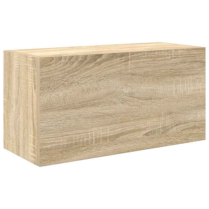 Bathroom Wall Cabinet Sonoma Oak 60x25x30 cm Engineered Wood - Bend