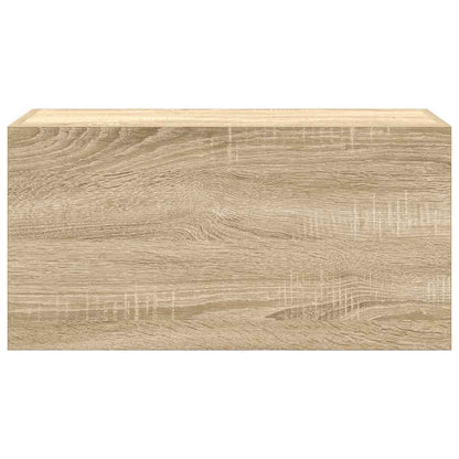 Bathroom Wall Cabinet Sonoma Oak 60x25x30 cm Engineered Wood - Bend