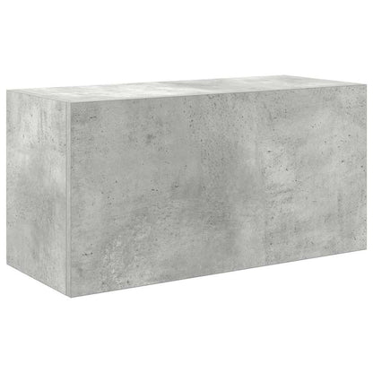 Bathroom Wall Cabinet Concrete Grey 60x25x30 cm Engineered Wood - Bend