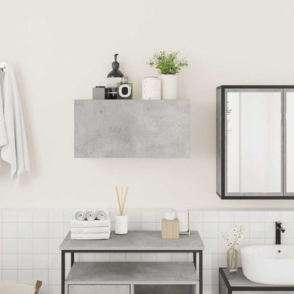 Bathroom Wall Cabinet Concrete Grey 60x25x30 cm Engineered Wood - Bend