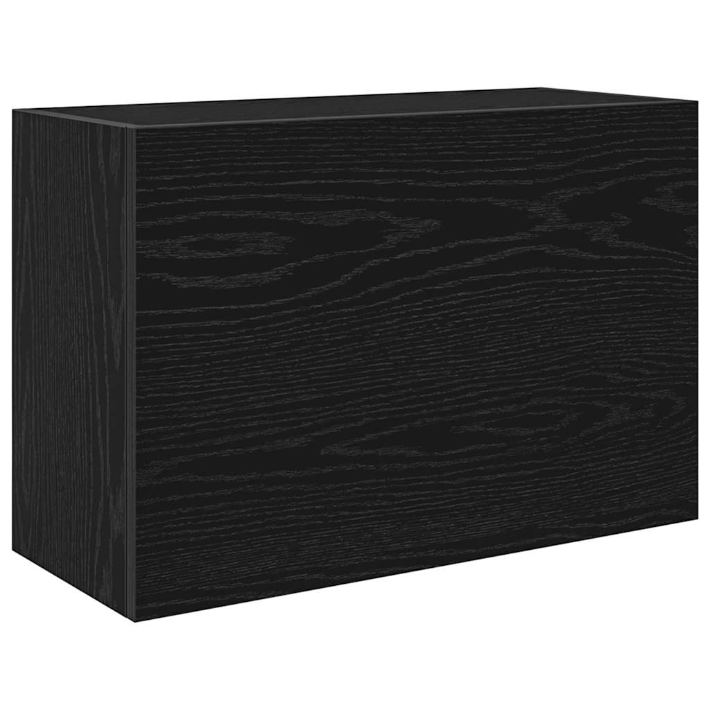 Bathroom Wall Cabinet Black 60x25x40 cm Engineered Wood - Bend