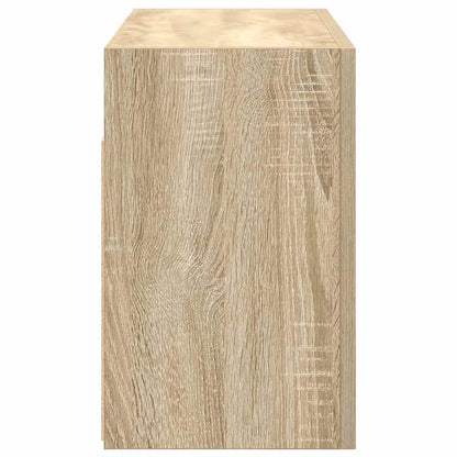 Bathroom Wall Cabinet Sonoma Oak 60x25x40 cm Engineered Wood - Bend