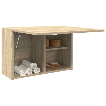 Bathroom Wall Cabinet Sonoma Oak 60x25x40 cm Engineered Wood - Bend