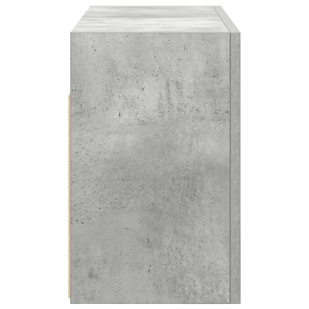 Bathroom Wall Cabinet Concrete Grey 60x25x40 cm Engineered Wood - Bend