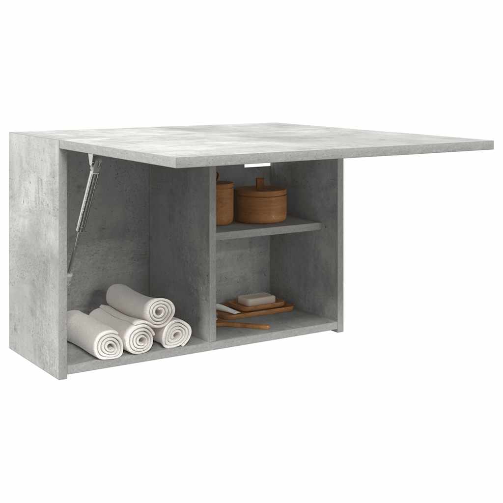 Bathroom Wall Cabinet Concrete Grey 60x25x40 cm Engineered Wood - Bend