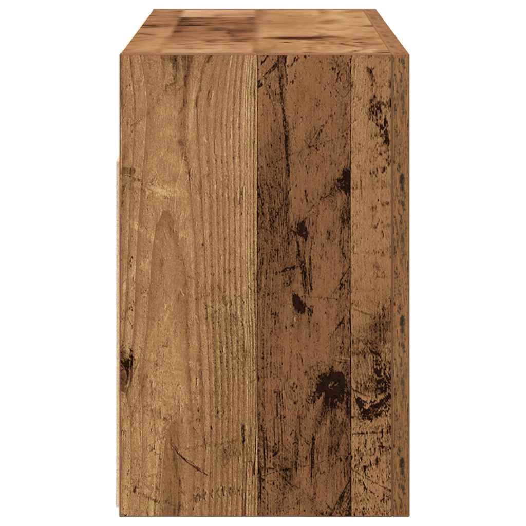 Bathroom Wall Cabinet Old Wood 60x25x40 cm Engineered Wood - Bend