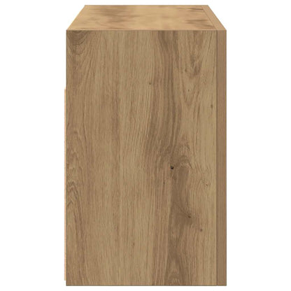 Bathroom Wall Cabinet Artisan Oak 60x25x40 cm Engineered Wood - Bend