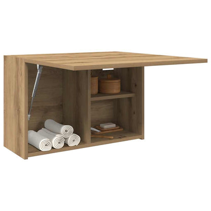 Bathroom Wall Cabinet Artisan Oak 60x25x40 cm Engineered Wood - Bend