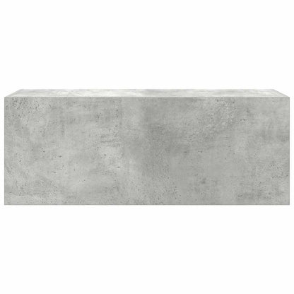 Bathroom Wall Cabinet Concrete Grey 80x25x30 cm Engineered Wood - Bend