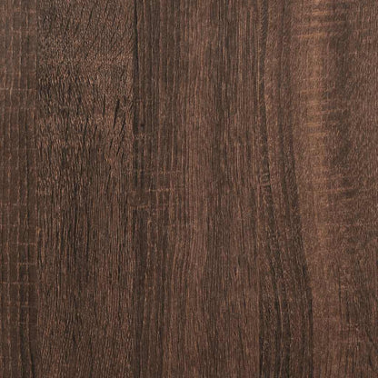 Bathroom Wall Cabinet Brown Oak 80x25x30 cm Engineered Wood - Bend