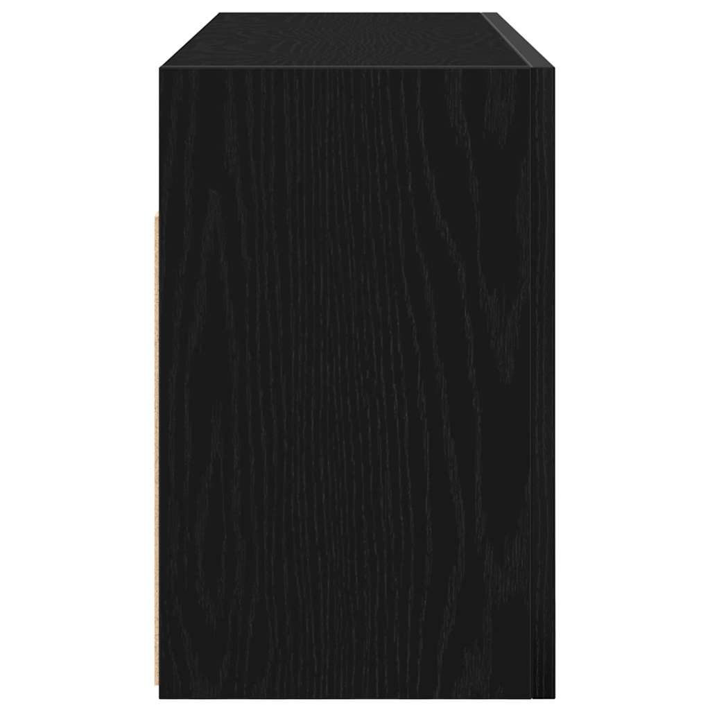 Bathroom Wall Cabinet Black 80x25x40 cm Engineered Wood - Bend