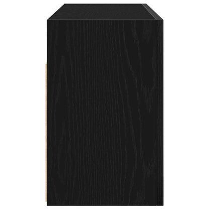 Bathroom Wall Cabinet Black 80x25x40 cm Engineered Wood - Bend