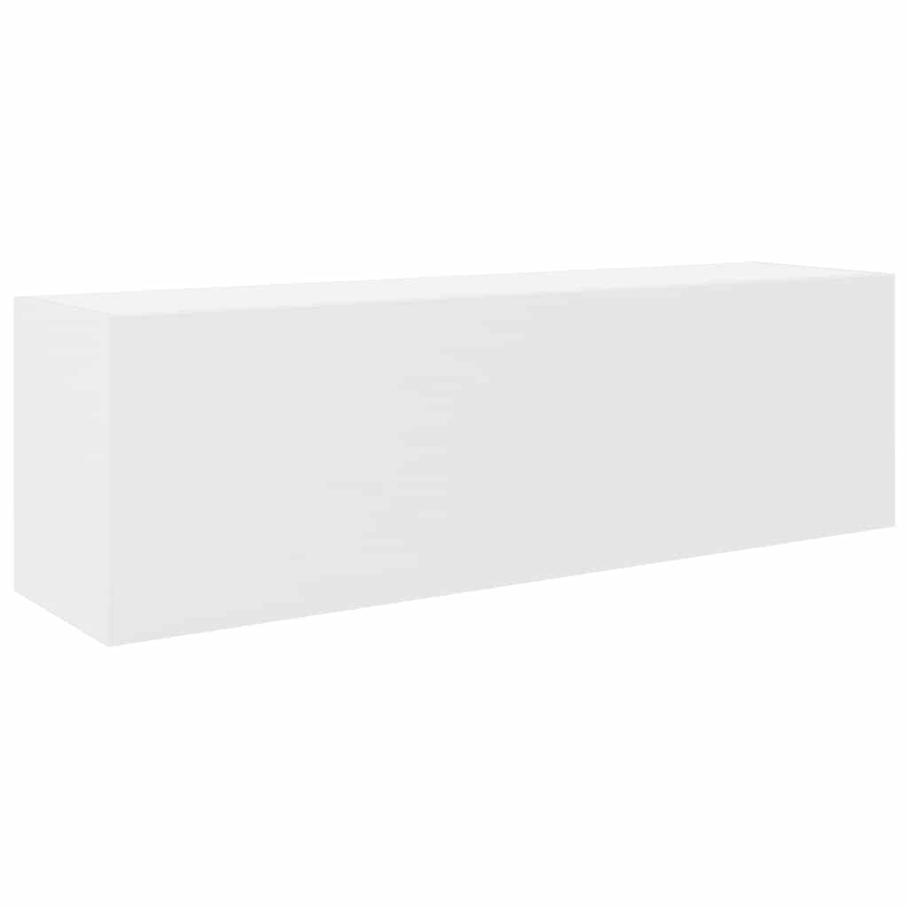 Bathroom Wall Cabinet White 100x25x30 cm Engineered Wood - Bend