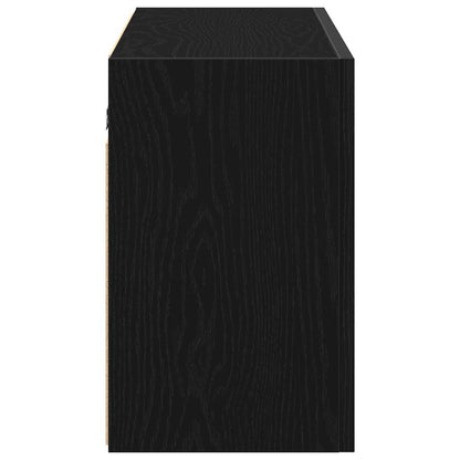 Bathroom Wall Cabinet Black 100x25x40 cm Engineered Wood - Bend