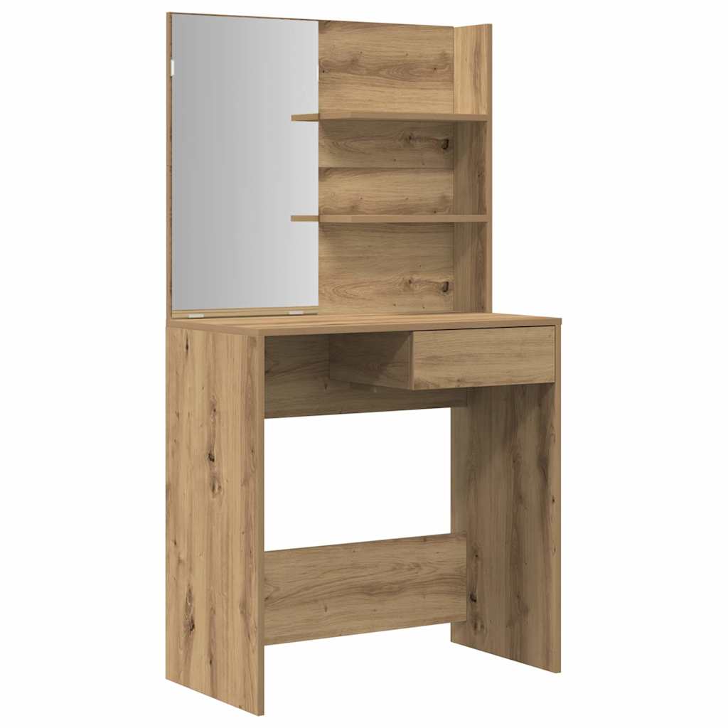 Dressing Table Set Artisan Oak Engineered Wood - Bend