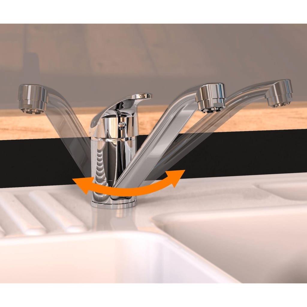 EISL Kitchen Mixer Tap GRANDE VITA CLASSIC Low Pressure Chrome - Bend