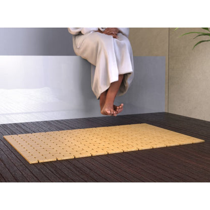 Low Profile Bamboo Bath Mat