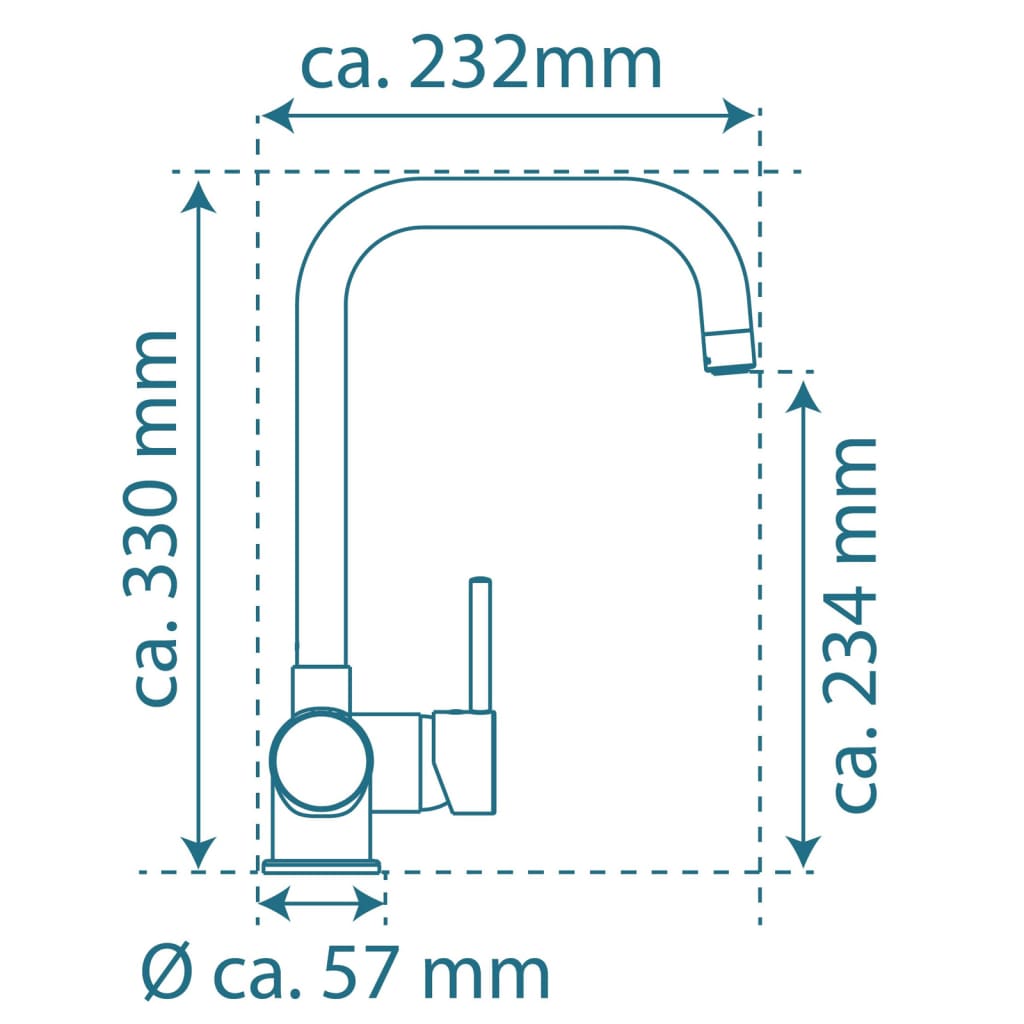 EISL Kitchen Mixer Tap FUTURA Low Pressure Chrome