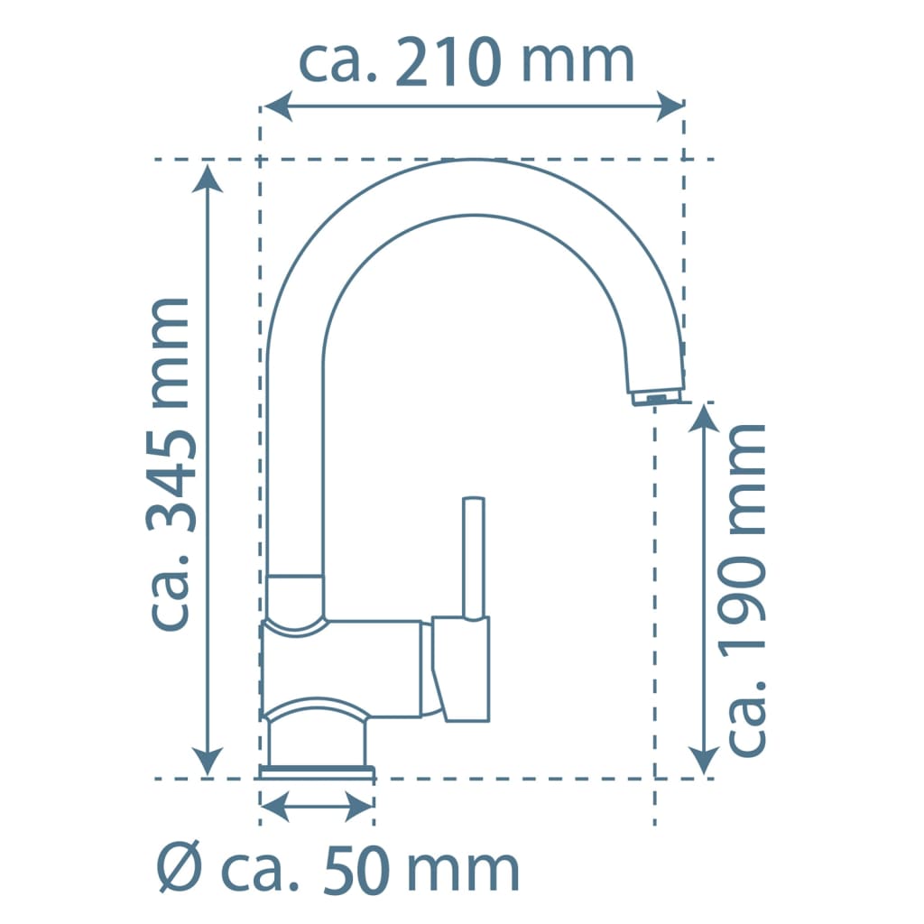 EISL Sink Mixer FUTURA Black-Chrome