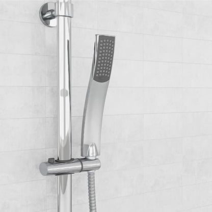 EISL Chrome Overhead Shower and Handheld Set - Bend