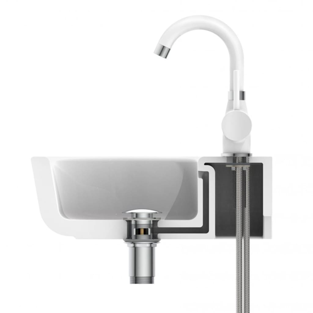 EISL Basin Mixer FUTURA White-chrome