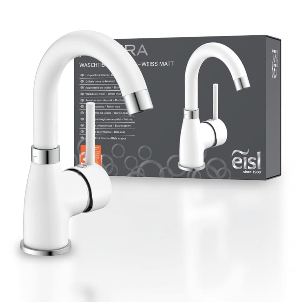 EISL Basin Mixer FUTURA White-chrome