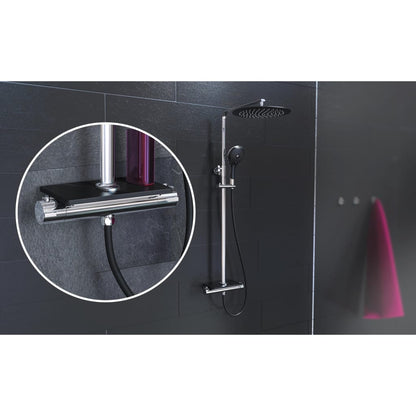 EISL GRANDE VITA Thermostatic Overhead Shower Set - Bend