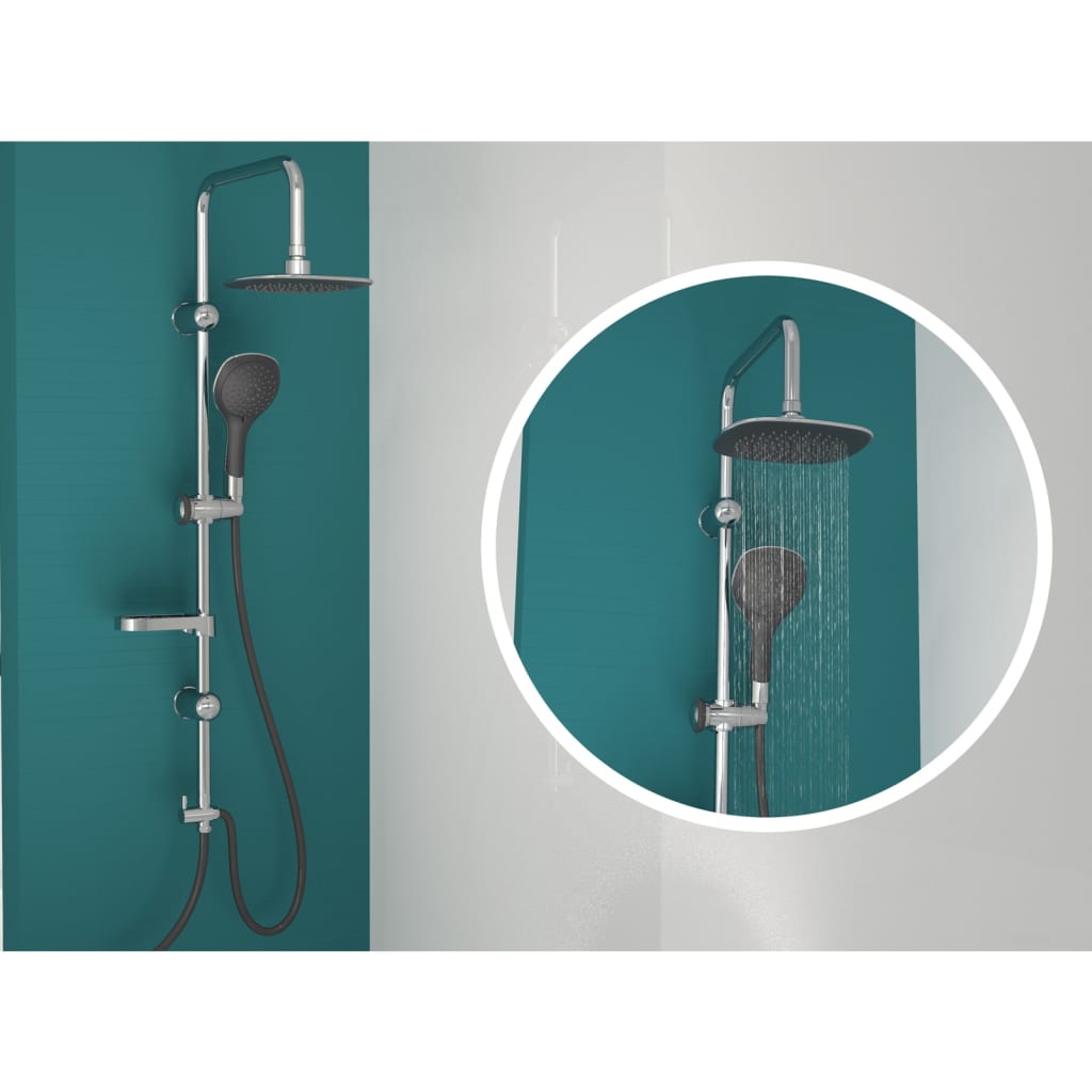 EISL Shower Set DUSCHTRAUM Chrome and Black - Bend